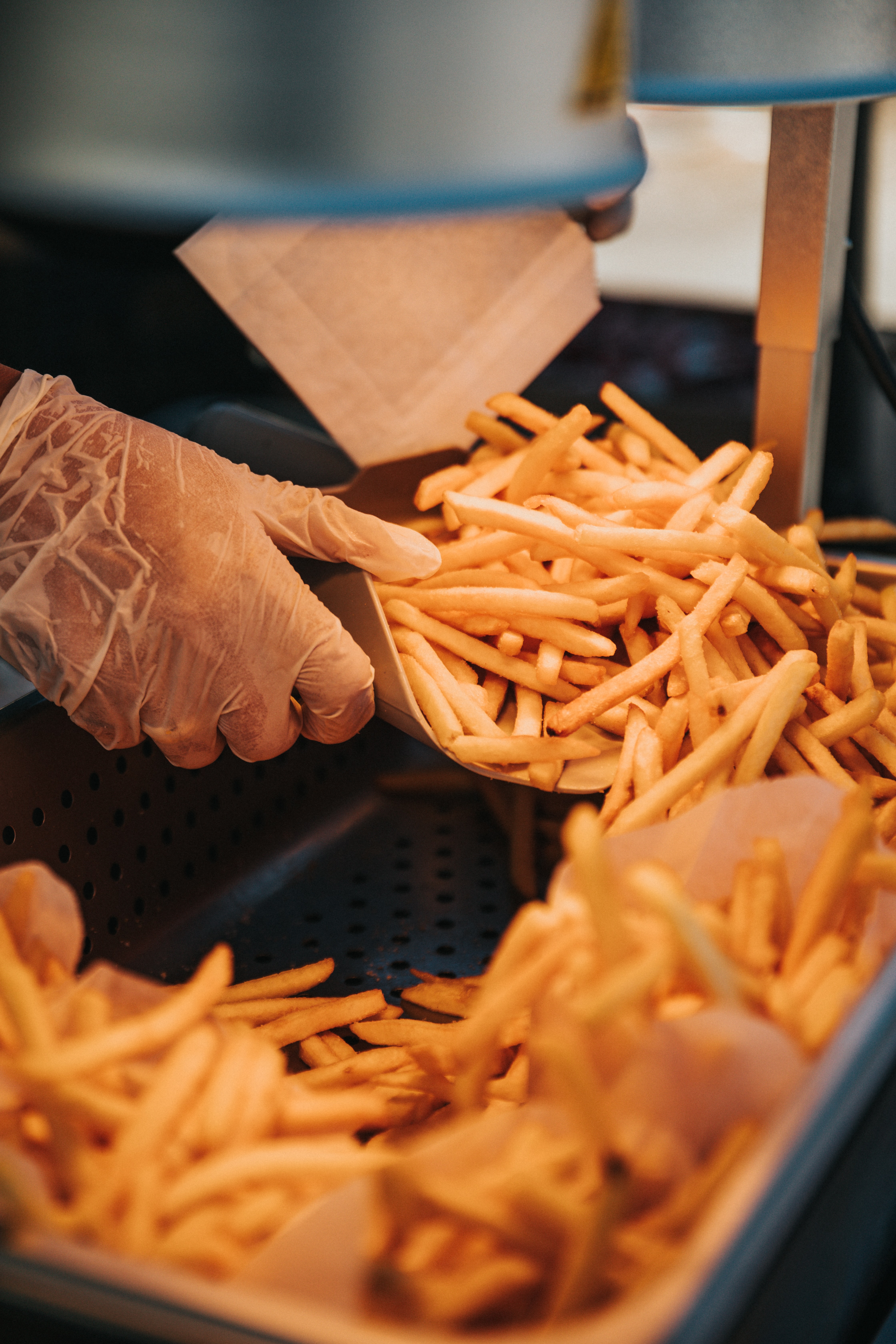 Freshly Made Fries Ready to Serve!